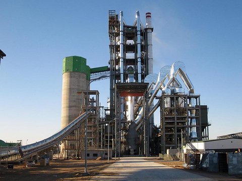 Pfeiffer MPS Walzenschüsselmühle zur Zementrohmaterialvermahlung