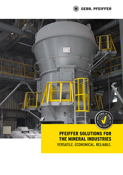 The new PFEIFFER roller mill MVR: reliable grinding technology for